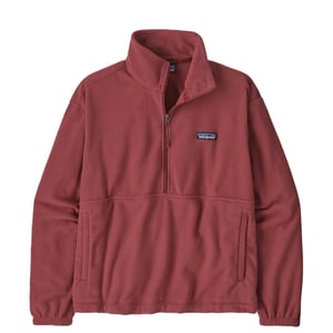 Patagonia Womens Micro D 1/2 Zip Fleece Pullover Sequoia Red