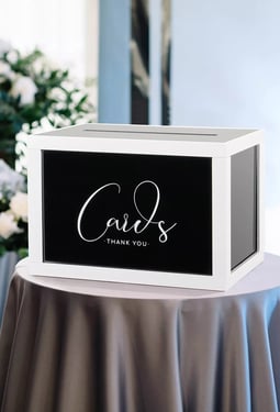 AW Wedding Acrylic Card Box