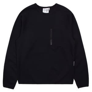 Purple Mountain Observatory Waffle L/S Tee Black