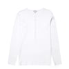 Sunspel Womens Rib Henley White