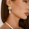 Beach Soiree Earrings Gold