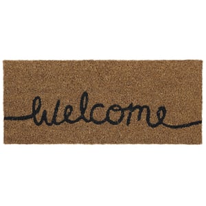 Coir Insert Welcome Doormat - 23x53cm