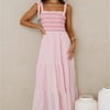 Twirl Delight Maxi Dress Pink