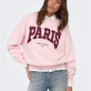 Jdy Mesa Paris Sweat - Chalk Pink - L