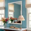 Larger Charming mirror in white