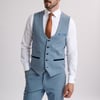 Bromley Sky Waistcoat