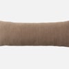 QE Home Ripple Boucle Lumbar Pillow With Removable Insert in Truffle, Geometric, Brown