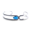 Jeulia Water-Drop Opal Cuff Bracelet