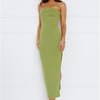 Hot Blooded Maxi Dress Green