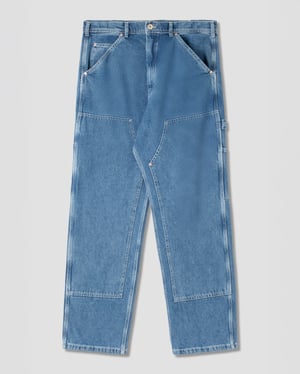 Double Knee Pant (Heavy Stone Wash Denim) - 38