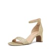 DREAM PAIRS Square Toe Chunky Heel Sandals