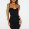 Dazzle Time Mini Dress Black