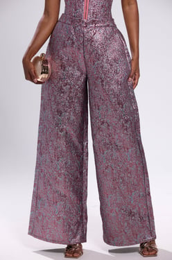 AKIRA No Competition Brocade Trouser Pants | Size 2X
