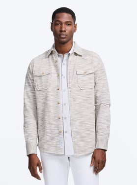 Robert Graham Storrs Long Sleeve Button Down Shirt Jacket