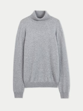 Essential Turtleneck Cashmere Sweater - 3XL / Gray / MK05-148