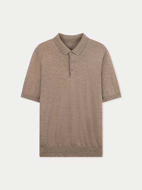 Men Classic Polo Shirt with Short Sleeve - 2XL / timber wolf / MK0311-7127/0000