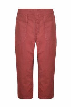 Weird Fish Anyar 3/4 Length Ripstop Trousers Desert Rose Size 14