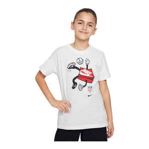 Youth Nike USA Character White Tee / XL