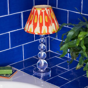 Tiny Aurora rechargeable table lamp in clear