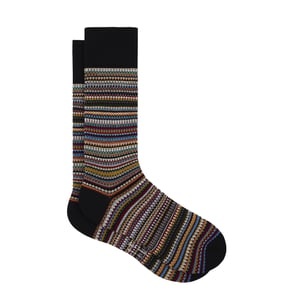 Paul Smith Tonal Stripe Cotton-Blend Pique Socks Multicolour