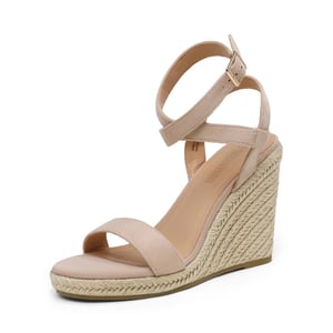 DREAM PAIRS Open Toe Espadrille Platform Wedge Sandals