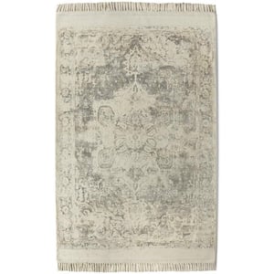 Vintage Fringe Rug Mocha/Oyster - 200x300cm