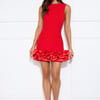 Belong With You Romper Red