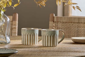 nkuku Moda Mug Set Of 2 | Tableware | Natural
