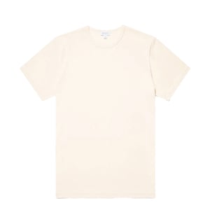 Sunspel S/S Crew Neck T-Shirt Undyed