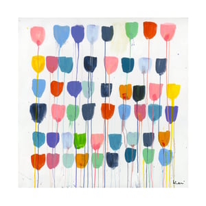 Pretty Little Tulips Art Print