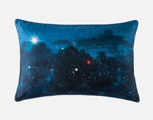 QE Home Supernova Pillow Sham, Scenic, Blue, King