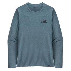 Patagonia Womens L/S Cap Cool Daily Graphic Shirt 73 Skyline / Light Plume Grey X-Dye
