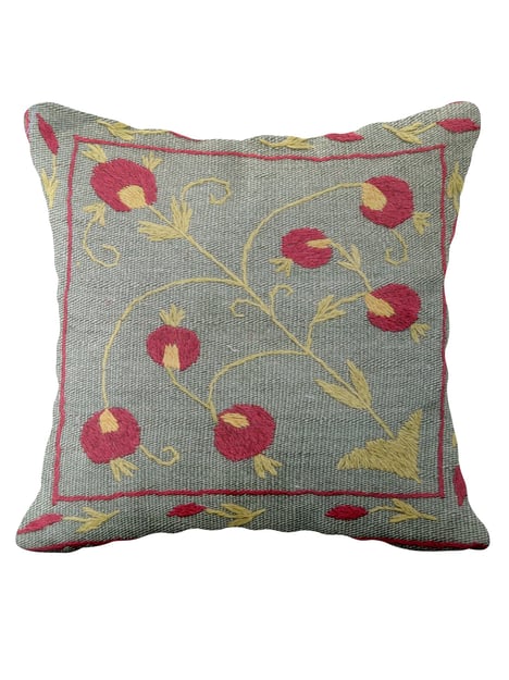 Suzani Hand Embroidered Cushion Cover - 45 x 45 cm