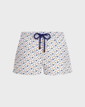 Vilebrequin - Women Swim Shorts Micro Ronde Des Tortues - Shorty - Fabya - White - Size L