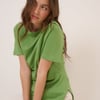 Green Pleated T-Shirt