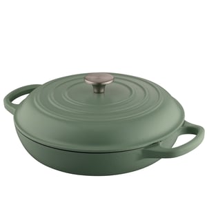 Belleek Living Cast Iron Shallow Covered Casserole - Extra 25% off with LC25