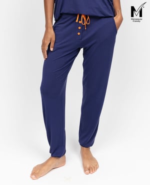 Indigo Womens Jersey Pyjama Bottoms - 28