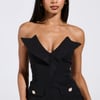 AKIRA Kylie Blouse | Black | Size Medium