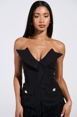 AKIRA Kylie Blouse | Black | Size 1X