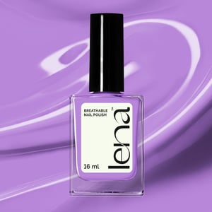 LENA Breathable & Water-Permeable Halal Nail Polish - Mauve It or Lose It - LE347
