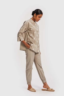 Drifting On Clouds Set - Poplin Ecru / S