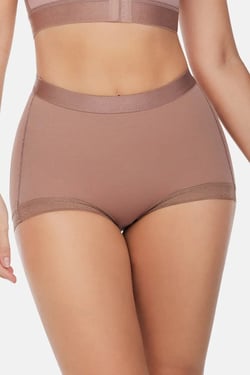 4D Smart Lifter Boyshort - Cocoa / 2XL