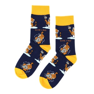 Save the Sport Tiger Bamboo Socks | UK Adult 7-11