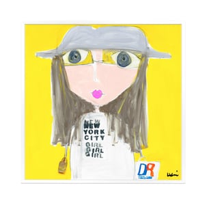 NYC Girl Art Print
