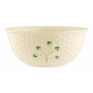 Belleek Classic Shamrock Mixing Bowl  - Extra 25% off with LC25