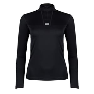 Paramo Womens Cambia Zip Neck Top Black