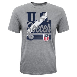 Youth Outerstuff USA Classico Tri Blend Grey Tee / XL