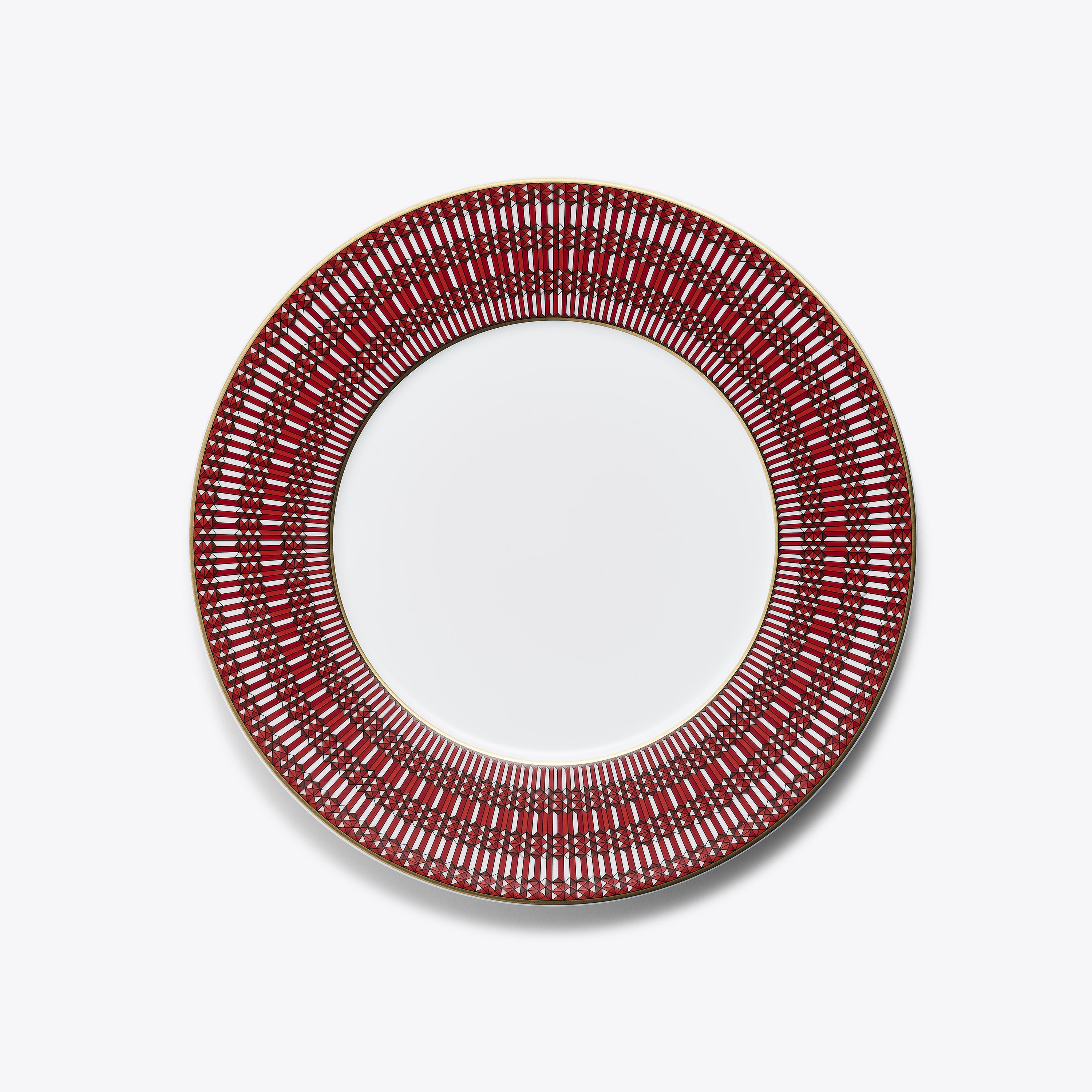 Arcadia Red Dinner Plates - Red | Baccarat