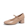 DREAM PAIRS Block Heel Square Toe Mary Jane Pumps