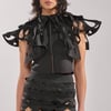 AKIRA Sega Blouse | Black | Size 1X